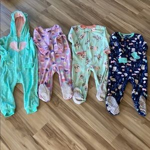 4 fleece 2t pajamas